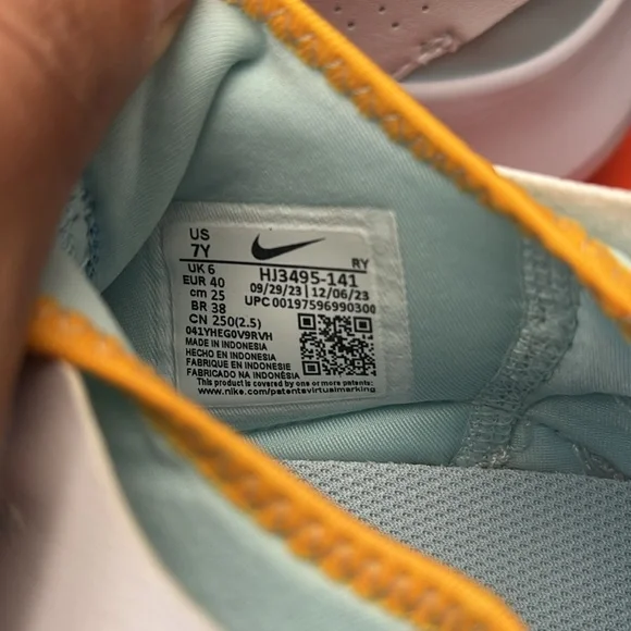 Nike Kids Flex Runner 3 White/University Blue Sz 7Y NEW - Picture 5 of 5